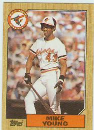 1987 Topps Baseball Cards      309     Mike Young
